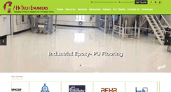 Desktop Screenshot of hitechflooringindia.com