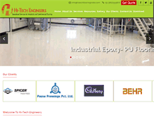 Tablet Screenshot of hitechflooringindia.com